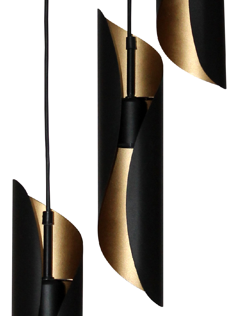 Светильник Маэстро 2'' 233 черн./зол.НСБ 01-3х60-157 Е27 ИУ