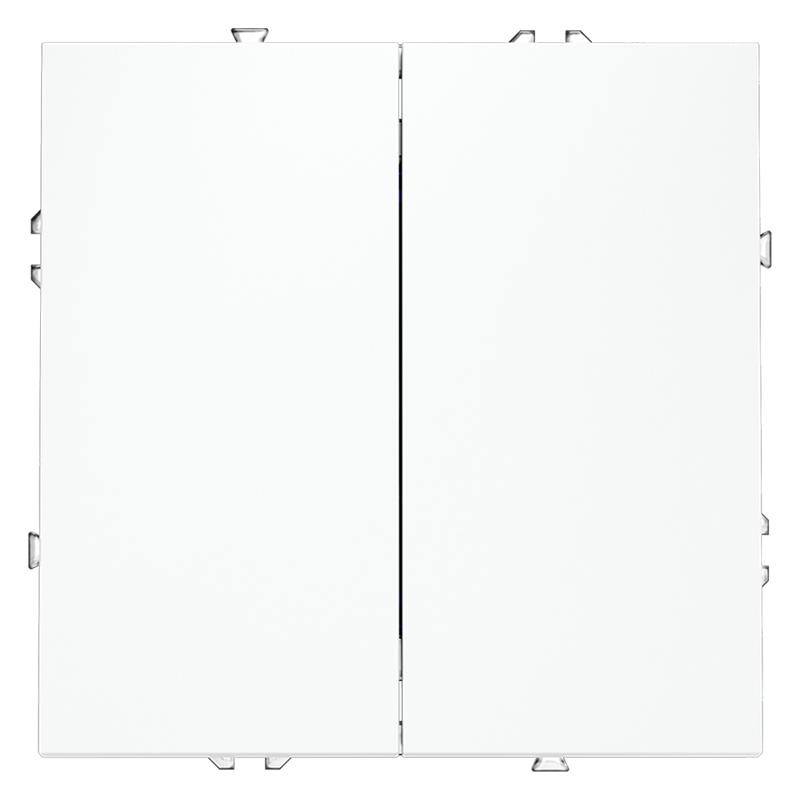 Переключатель проходной 2-кл. СП S70 10А механизм бел. матов. Voltum VLS020302