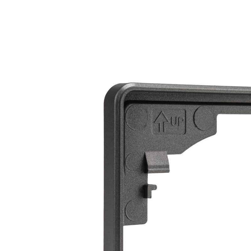 Рамка 4-м ROUND MIELE титан Kranz KR-78-0754-2