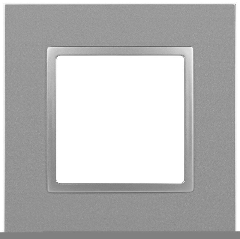 Рамка 1-м Elegance 14-5011-03 Classic алюм. Эра Б0060573