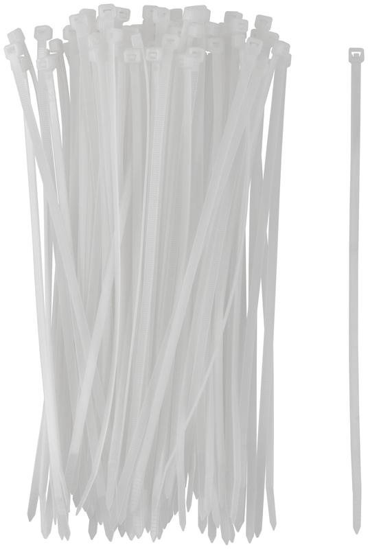 Хомут для проводов 4.8х250мм нейлон. бел. (уп.100шт) FIT 60375