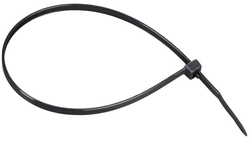 Хомут 4.8х300мм P6.6 съемный черн. (уп.100шт) IEK UHH13-D048-300-100-K02