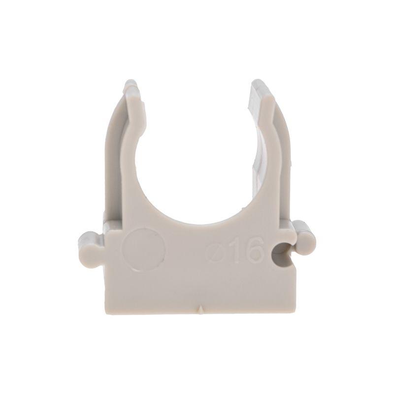 Держатель для труб (клипса) d16мм для монтажного пистолета сер. Rexant 28-0416-1