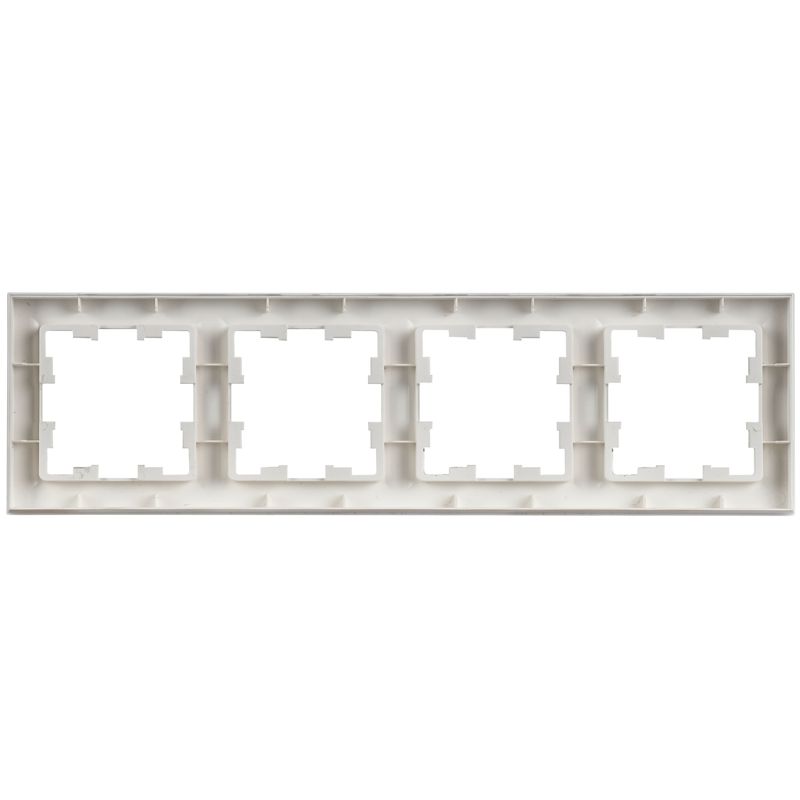 Рамка 4-м BRITE РУ-4-БрАБ арктич. бел. IEK BR-M42-K91