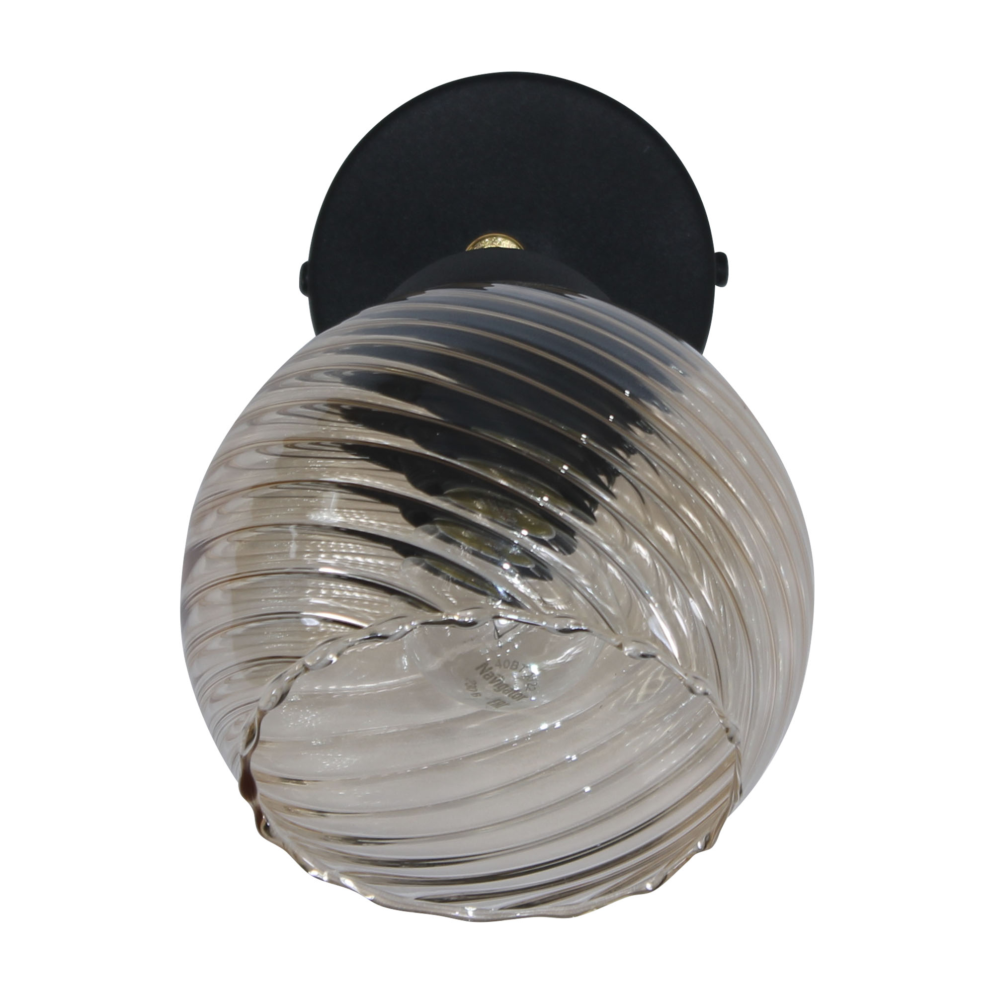 Светильник Кристаль 511 черн. муар (плафон 8633) НББ 01-60-176 Е27 настенный