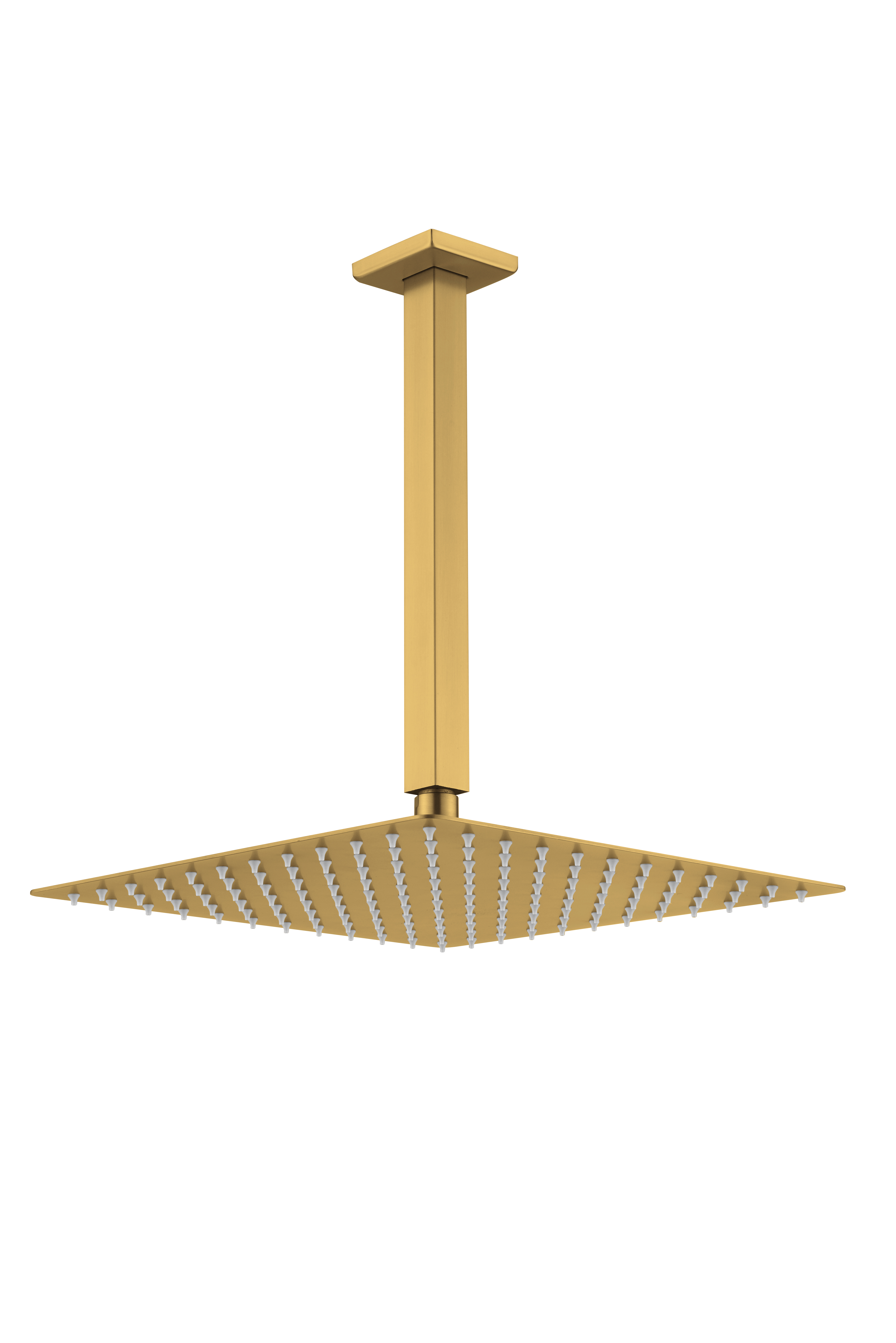 Держатель верхнего душа потолочный QUBIC Gold