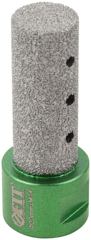 Фреза алмазная пальчиковая для УШМ хвостовикм14 20х50мм FIT 36995