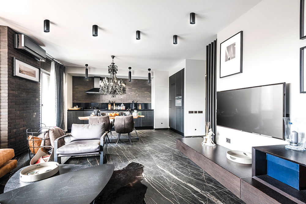 Светильник ДСО GU10 без лампы на подвесе черный