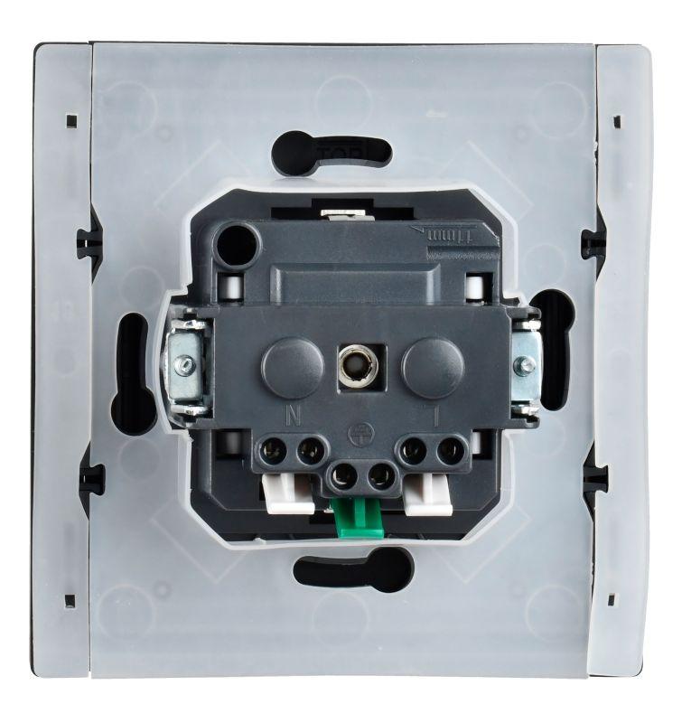 Розетка СП FORTE&PIANO16А IP44 FP319 с заземл. защ. шторки с крышкой безвинт. крепл. сер. IEK FP-R16-16-1-44-K03