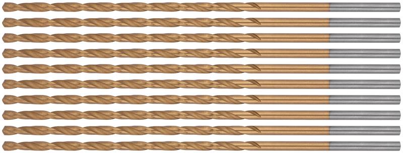 Сверло HSS по металлу удлиненные титановое покрытие 2.0х85мм (уп.10шт) FIT 34220