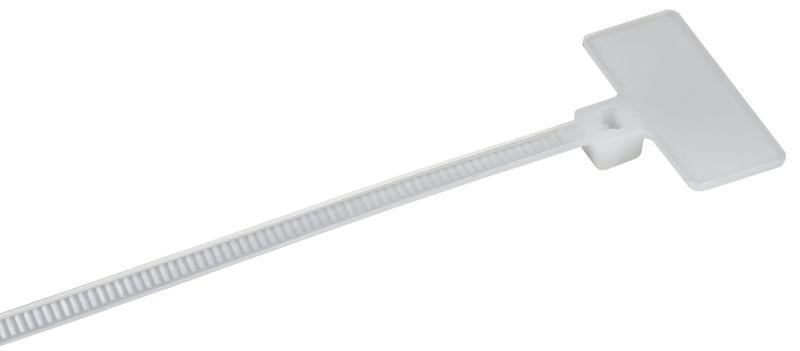 Хомут 2.5х110мм P6.6 маркерный бел. (уп.100шт) IEK UHH14-D025-110-100-K01