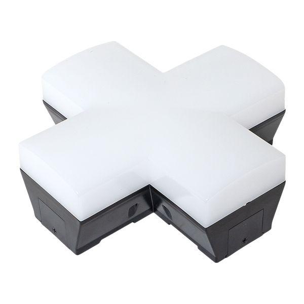 Коннектор фигурный для светодиод. линейных светильников ДБО-X 12Вт 6500К IP20 черн. LUMA EKF LBL-X-12-B-6500