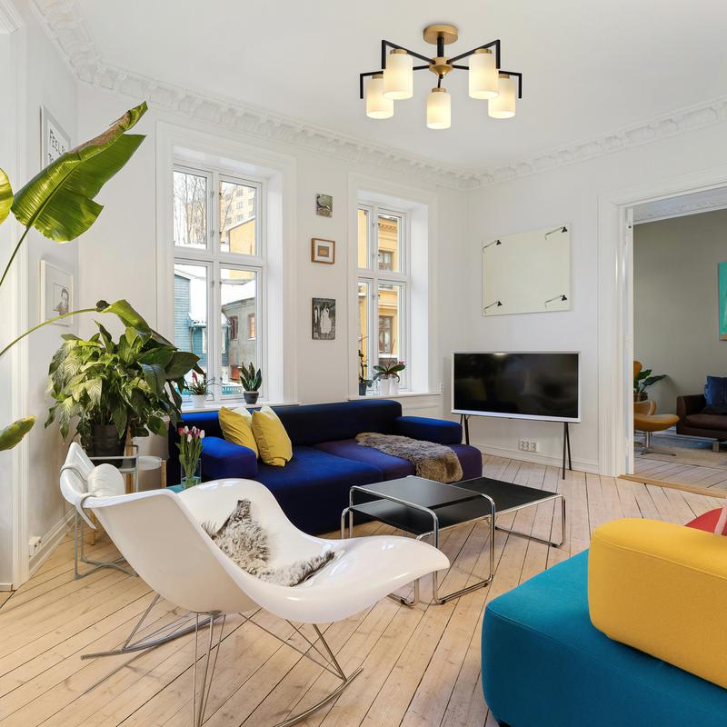 Светильник Paron 60Вт E27х5 IP20 потолочн. Freya FR2034CL-05GB