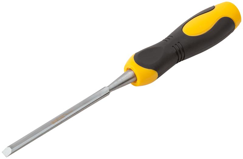 Стамеска профи CrV двухцветная прорезиненная ручка 6мм FIT 43171