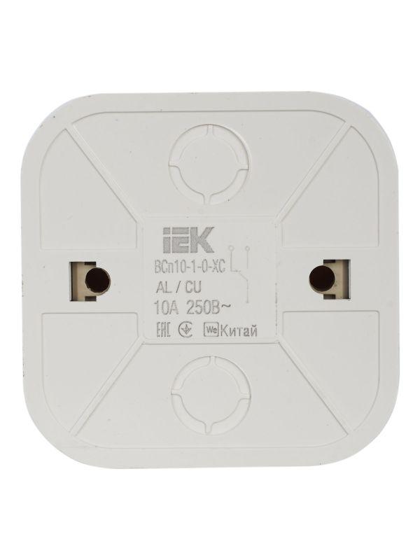 Переключатель проходной 1-кл. ОП GLORY 10А ВСп10-1-0-ХС сосна IEK EVH12-K34-10