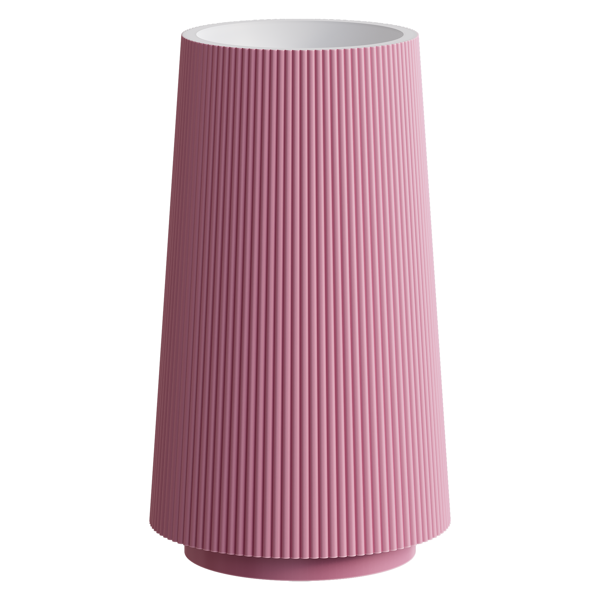 Раковина напольная рифленая Corian 480*480*850 LIGHT PINK (роза)