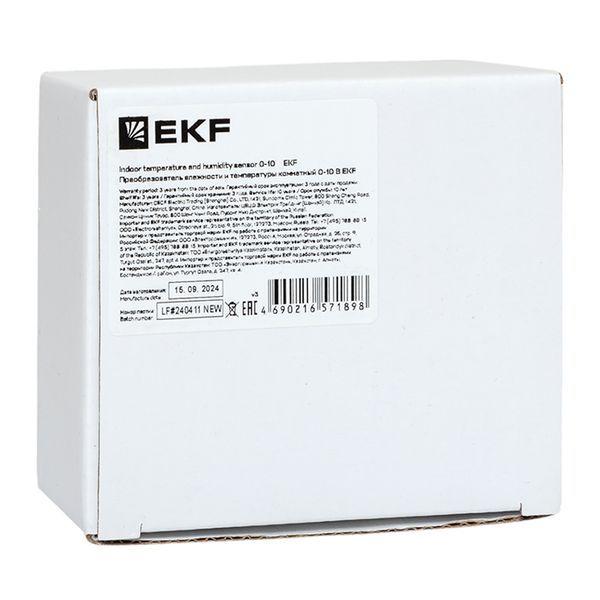 Преобразователь влажности и температуры комнатный 0-10В EKF THT-103-V