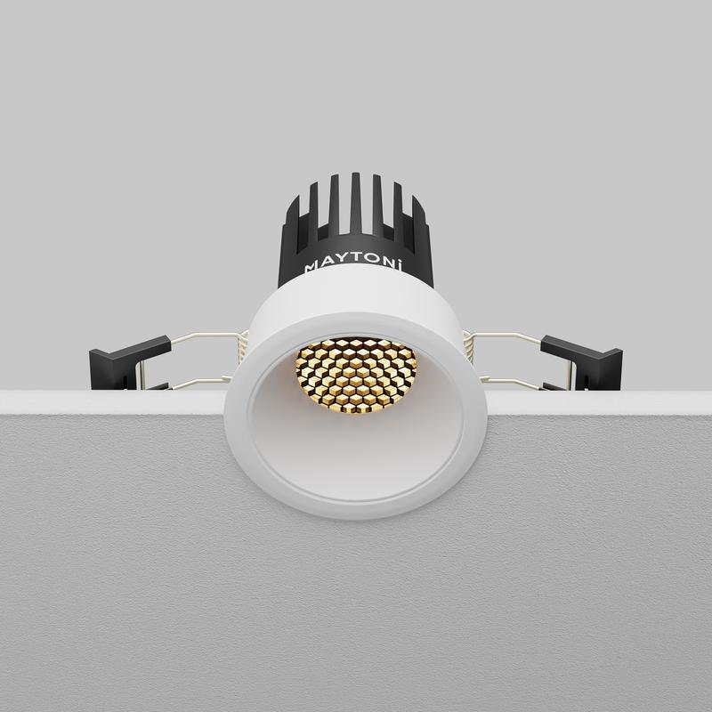 Светильник Dip 2700К 10Вт 50град. встраив. Maytoni DL115-10W-2.7K-W