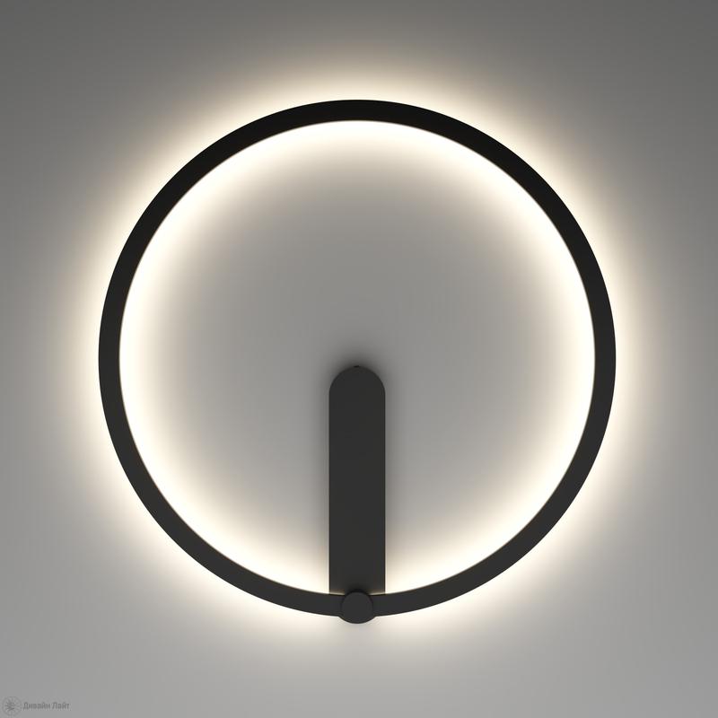 Бра ROUND 24Вт 3000/4000/6500К IP20 со светодиодом алюм. черн. DENKIRS 772625