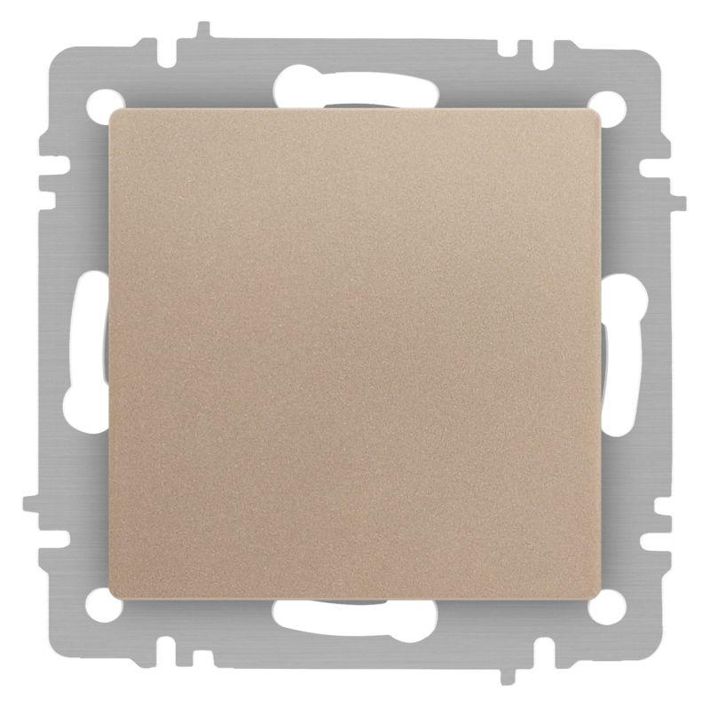 Переключатель перекрестный 1-кл. СП Accent 6-108-04 10А IP20 250В шампань Intro Б0063586