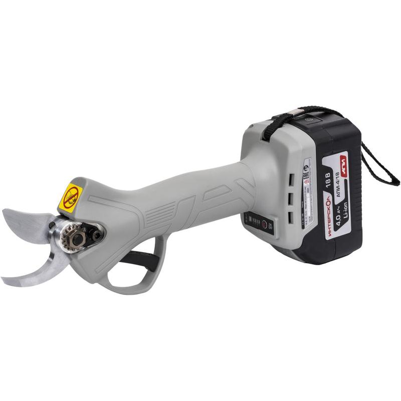 Секатор аккумуляторный бесщеточный СА-30/18В АПИ 18В 1 АКБ 2.0А.ч ЗУ ИНТЕРСКОЛ 775.2.1.70