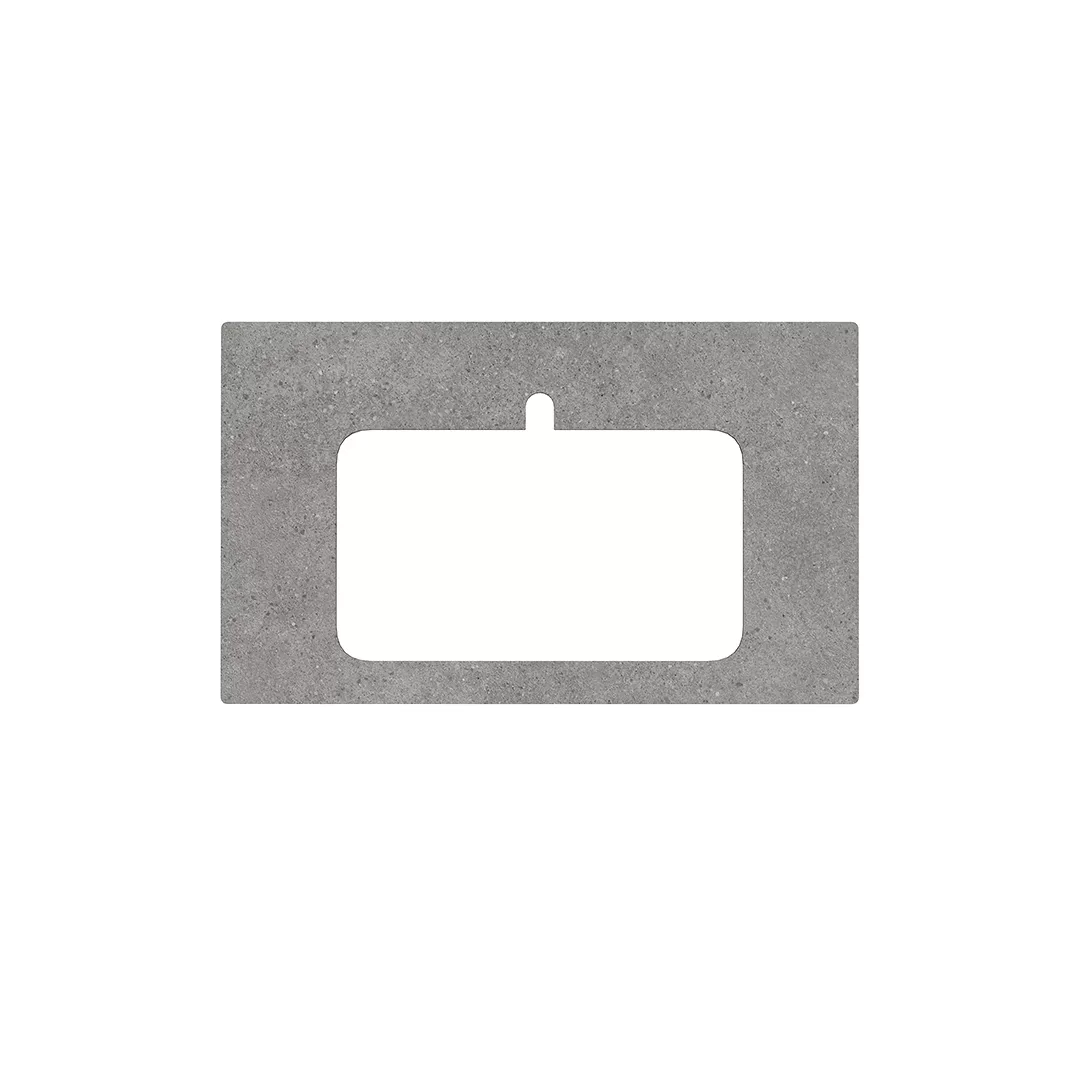 Спец. изделие декоративное из керамогранита Фондамента 80, серое