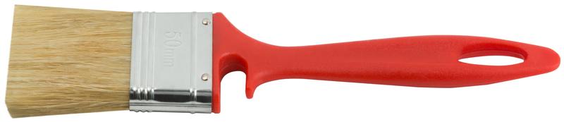 Кисть флейцевая "Крафт" 50мм натур. свет. щетина пластик. ручка с выемкой КУРС 00843