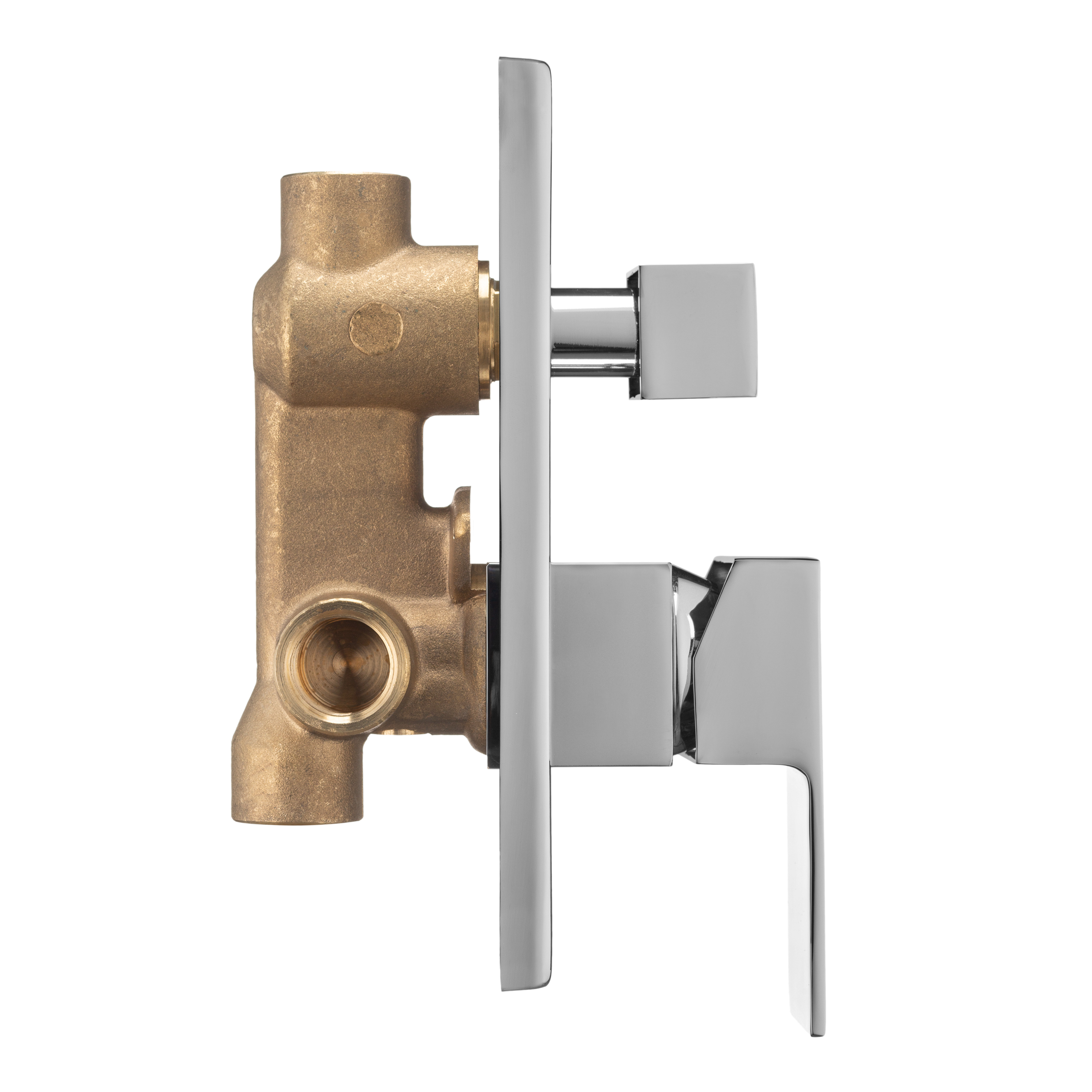 Смеситель встраиваемый подключение на 2 выхода Swedbe Platta 5515