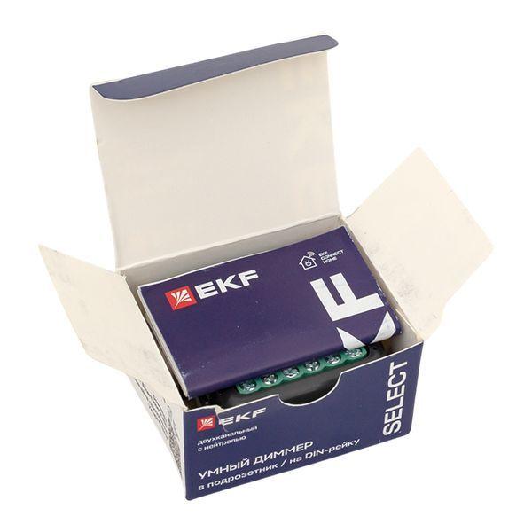 Диммер умный в подрозетник 2-канальный Zigbee Connect Select EKF sdsh-2g-zb