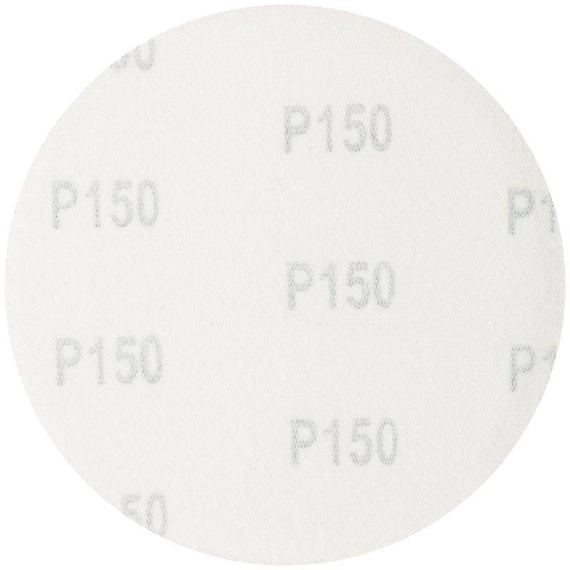 Круг шлифовальный сплошной (липучка) 125мм Р 150 алюм./оксидные (уп.5шт) КУРС 39777