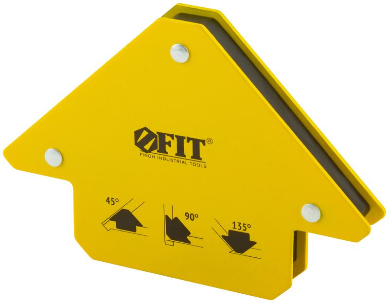 Угольник для сварки магнитный тип "стрелка" усилие до 11кг FIT 81801