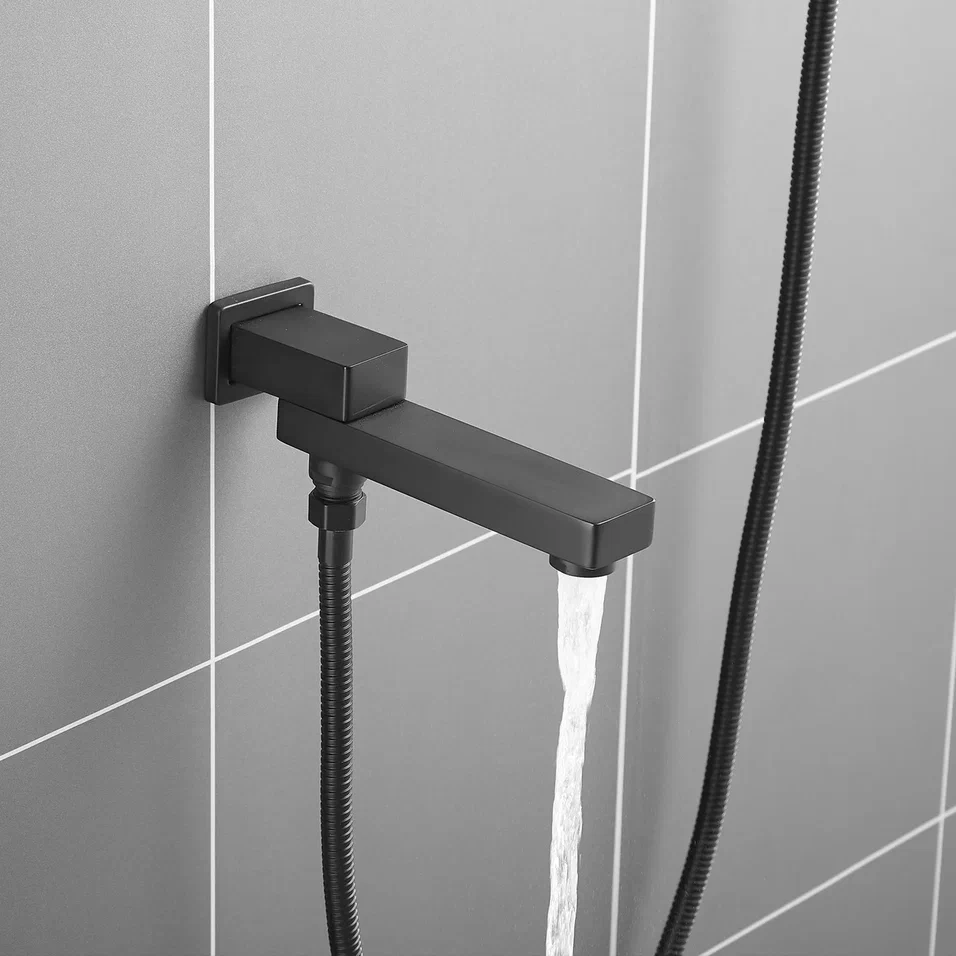 Душевая система встраиваемая Rose R2835H, черный