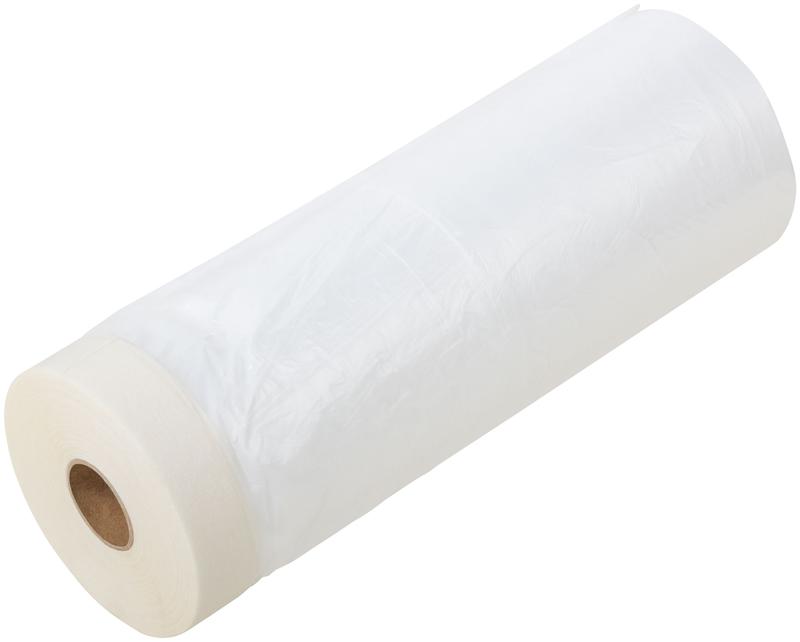 Пленка укрывная с клейкой лентой 8мкм 2100ммх15м FIT 11867