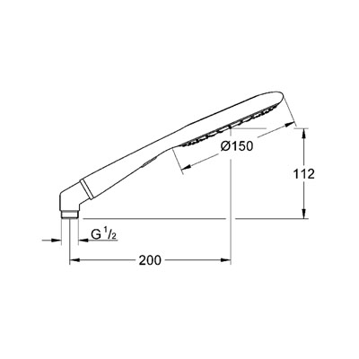 Душевая лейка Grohe Rainshower Icon 27635000