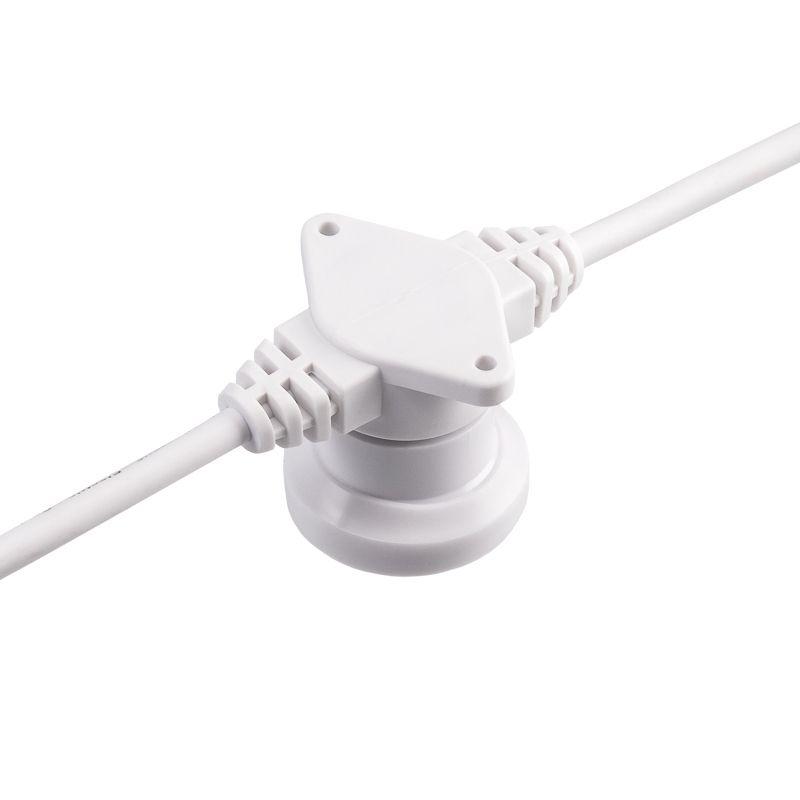 Гирлянда "Белт Лайт" 2жил. 50м шаг 40см 125 патронов E27 IP65 бел. круглый провод Neon-Night 331-242