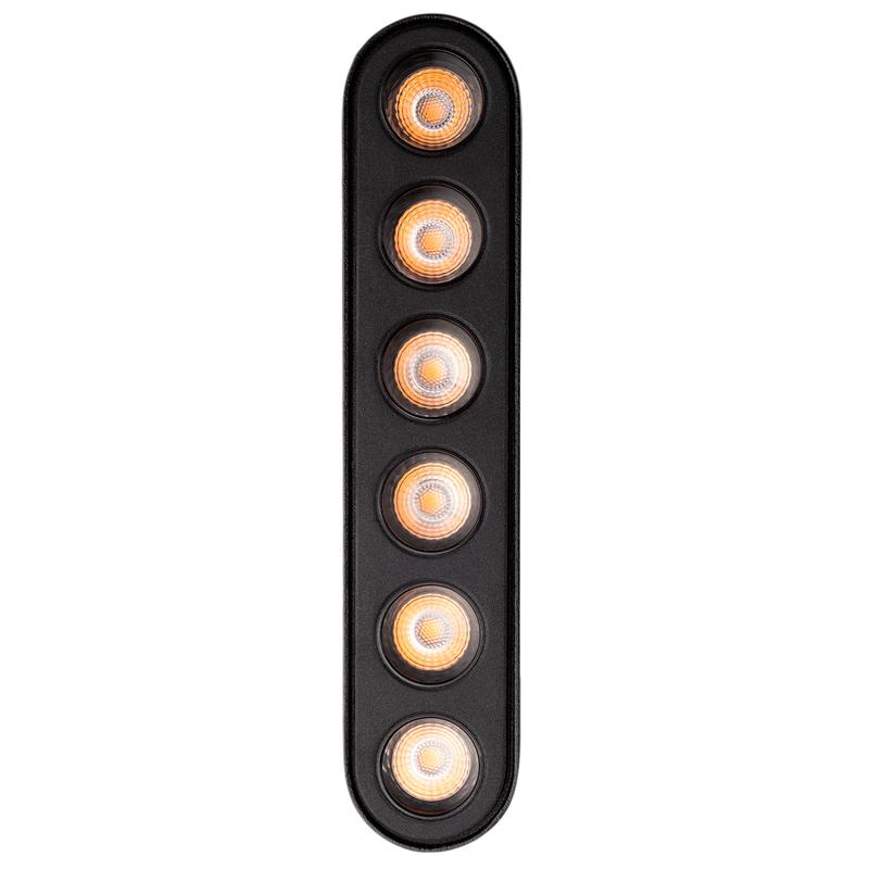 Светильник светодиодный трековый MTR16 1306R 6Вт 3000К spot 36град. BL IP20 низковольтный Pro черн. JazzWay 5056954