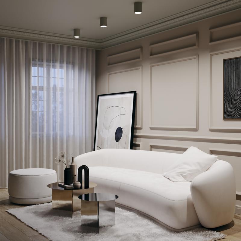 Светильник Conik gyps 10Вт GU10 потолочн. Maytoni C001CW-01W-1