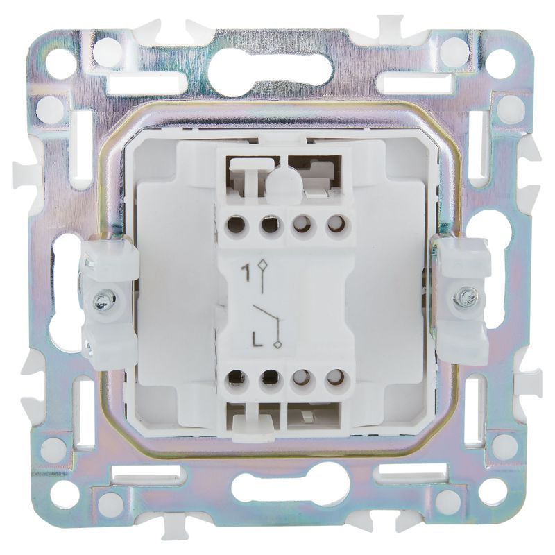 Выключатель 1-кл. SKANDY 10А SK-V01G графит IEK SK-V10-0-10-K53