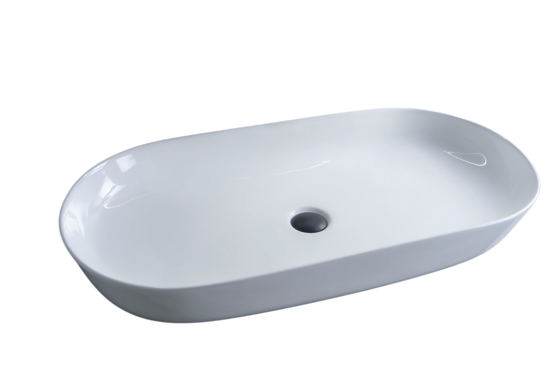 Раковина Gid N9348 51200 накладная белая 81x41x14