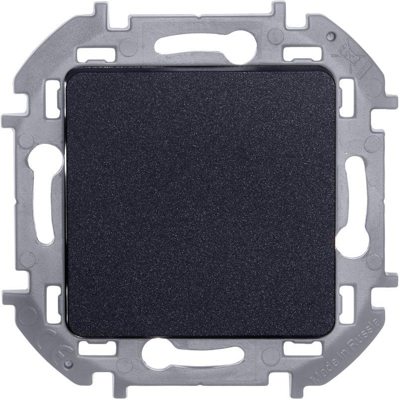 Переключатель 1-кл. Inspiria 10А IP20 250В 10AX механизм антрацит IEK 673653