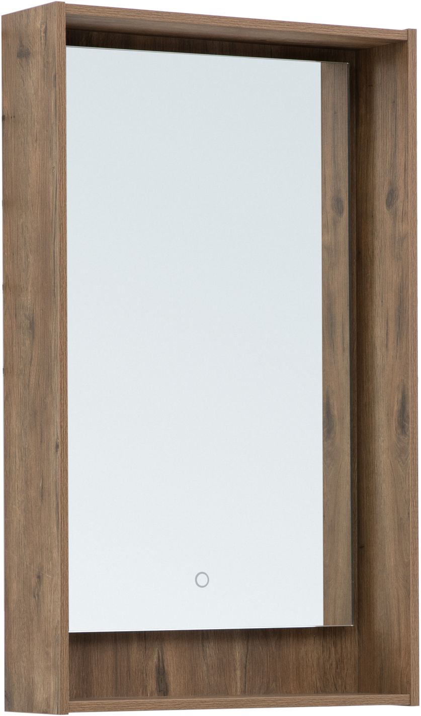 Зеркало Милан 50 LED цв. дуб рустикальный (336397)