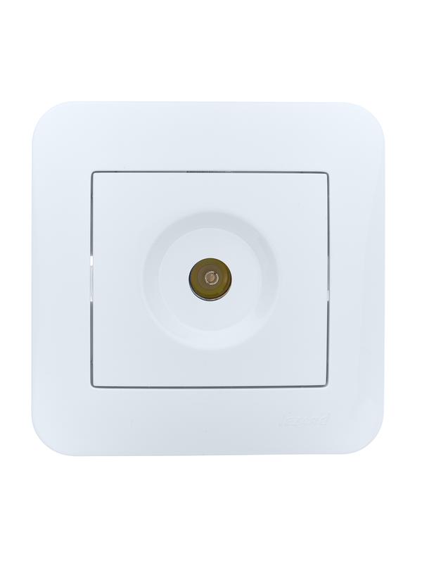 Розетка телевизионная оконечная TV СП ASTI IP20 в сборе бел. LEZARD 7081-0202-130