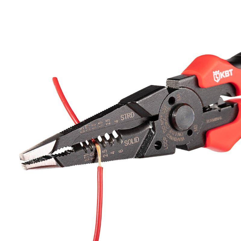 Длинногубцы-мультитул ПРОФИ 205мм КВТ 101596