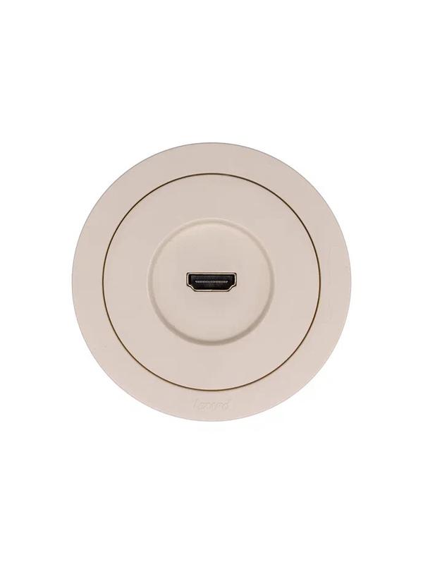 Розетка HDMI 1-м СП OSEN механизм сл. кость LEZARD 743-9088-203