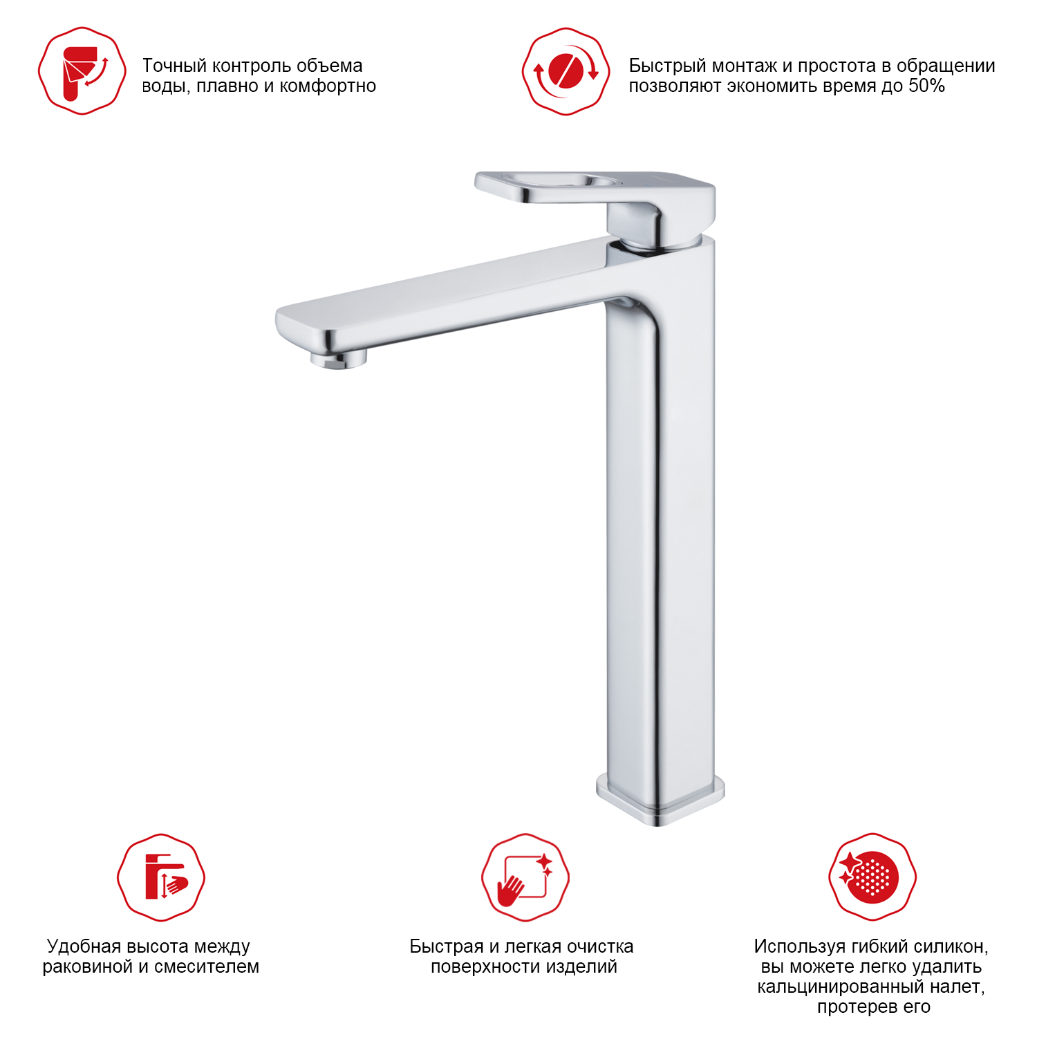 Смеситель для раковины Raglo R51.15, хром