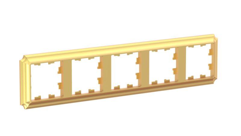 Рамка 5-м AtlasDesign Antique универс. зол. SE ATN101605