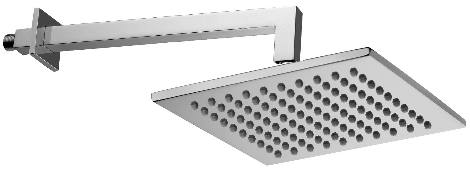Верхний душ SYNCRO KING 300x300mm. квадр.Металл,антикальций, хром