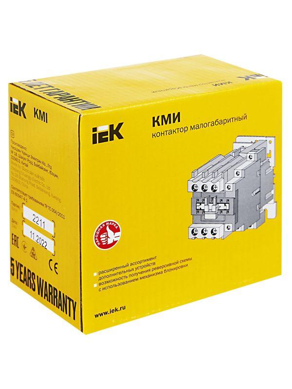 Контактор КМИ-34012 40А 230В/АС3 1НО 1НЗ KARAT IEK KKM31-040-230-11