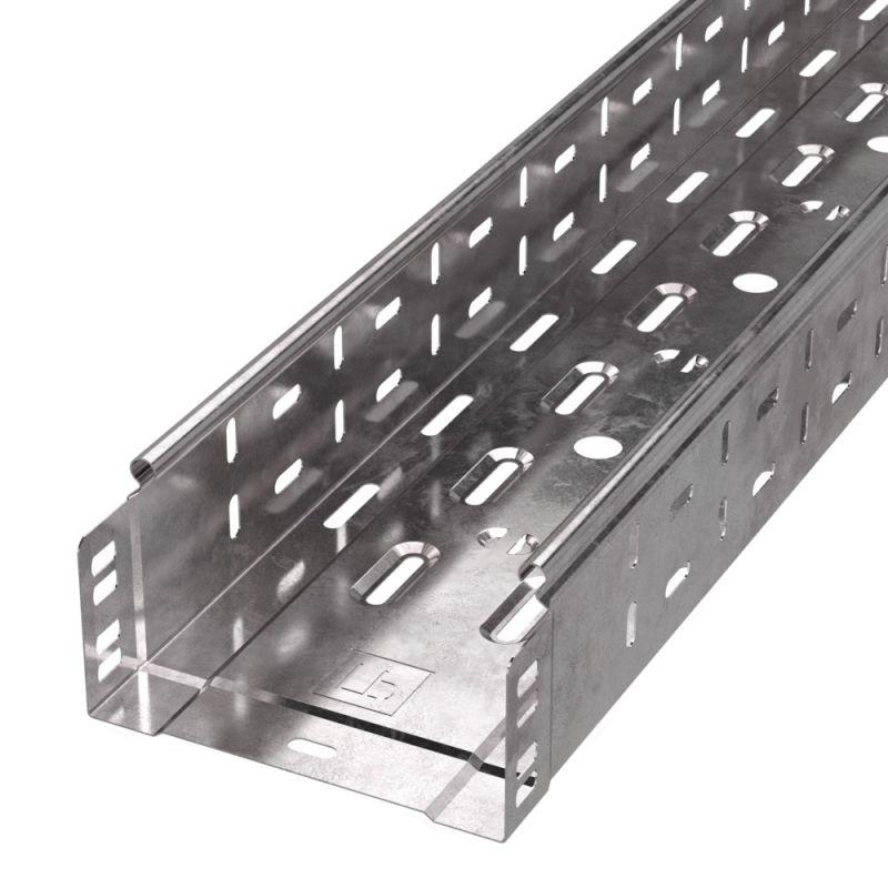 Лоток перфорированный 150х80 L3000 1мм Стандарт (уп.6м) Промрукав PR16.2301