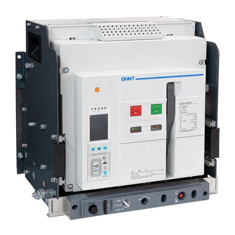 Выключатель автоматический воздушный 3п 3200А 75кА NA8-4000HU-3200S/3P AC 230В тип S выкатн. (R) CHINT 530697